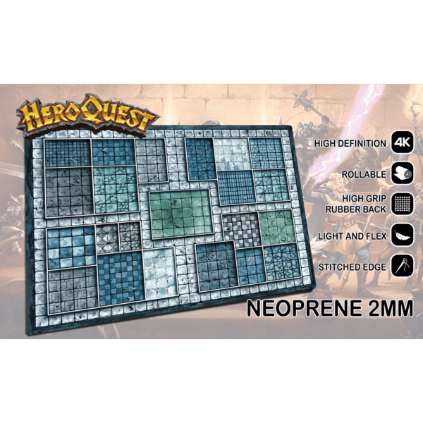 HEROQUEST FROZEN HORROR PLAYMAT