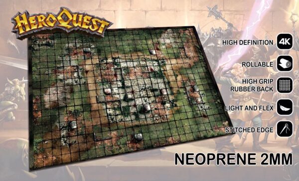 HEROQUEST GREAT BATTLE  PLAYMAT